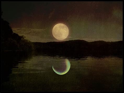 Full Moon Over Water Photograph By Shelley Smith Fine Art America
