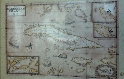 Assassin S Creed Iv Black Flag Map Revealed Vgu