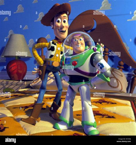 Toy Story Woody Buzz Lightyear 1995 Stock Photo Alamy