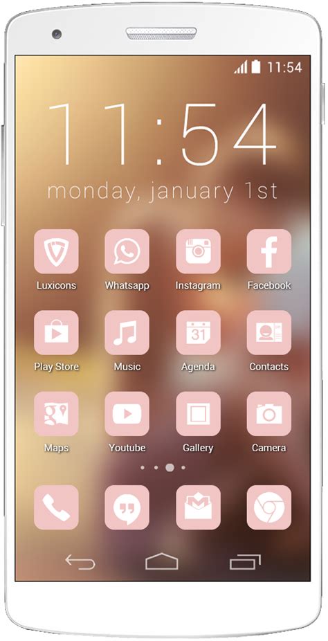 I Just Adore The Pastel Pink Icon Set For My Android Phone