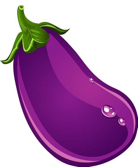 Purple Vector Eggplant Transparent Png Png Mart