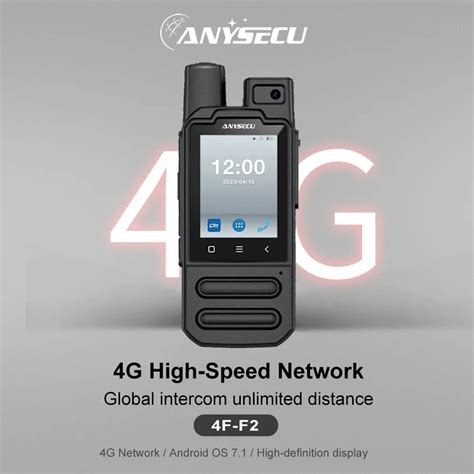 Anysecu G F G F Poc Radio Mah Ip Wifi Support Android Type C