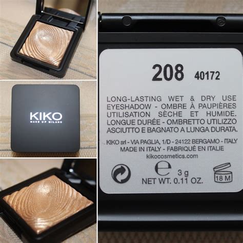 Kiko 208 Water Eyeshadow As Highlighter Eyeshadow As Highlighter