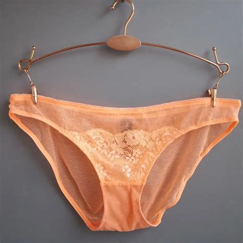 wholesale high quality brand vs briefs sexy mesh womens secret underpants orange bikini style