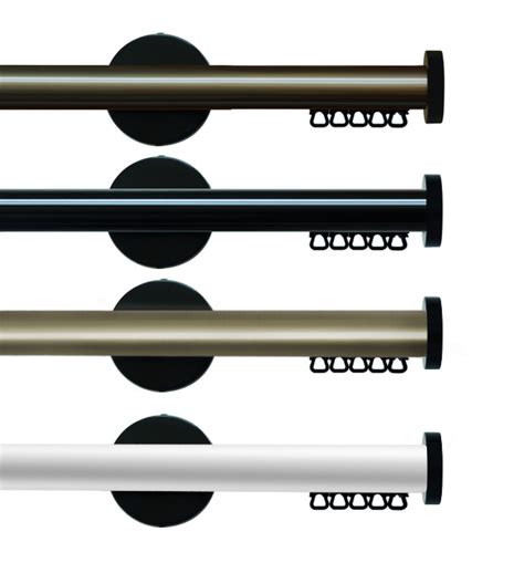 High Quality Curtain Track Rod With Gliders Large Range 4 Colours To