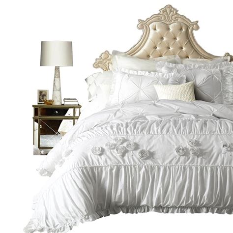 They all have high quality and reasonable price. Vintage Shabby Chic Romantic White Applique Rose Pattern ...