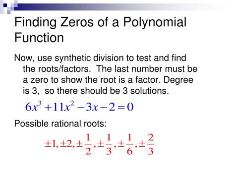 How To Find The Real Zeros Of A Polynomial Function