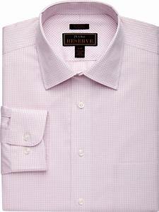 Reserve Collection Tailored Fit Cutaway Collar Check Dress Shirt Big