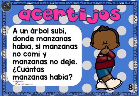 Aprender matemáticas suele costar a algunos niños y niñas, por ello proponemos el aprendizaje con diversión mediante juegos de matemáticas interactivos: Acertijos fáciles de matemáticas para niños de primaria (8 | Acertijos faciles, Matemáticas para ...
