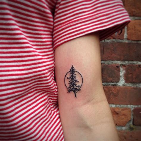 22 Photos Of Mystical Pine Tree Tattoos