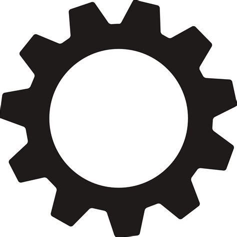 Icon Of Gear Wheel Free Image Download