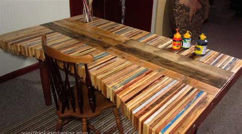 Diy Inspiration Stacked Wood Pallet Desk Make