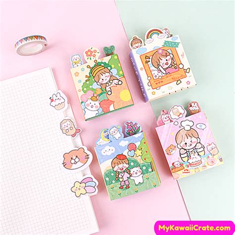 Kawaii Sticky Notes Paper Notepads Paper And Party Supplies Pe