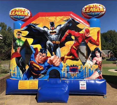 The Justice League Bounce House Combo