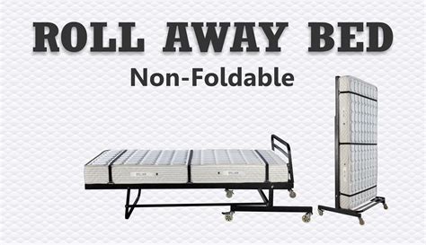 Premium Rollaway Non Foldable Extra Bed With Wheels For Hotels King