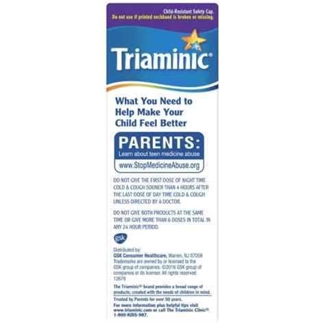 Triaminic® Childrens Cherry Flavor Day Time And Grape Flavor Night