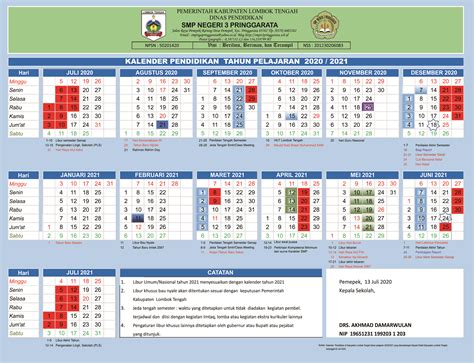 Kalender Pendidikan Best Latest Review Of School Calendar Dates