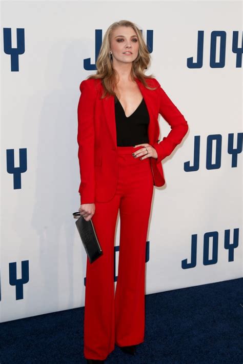 Natalie Dormer Suits Up In Issa At ‘joy Ny Premiere Wardrobe Trends