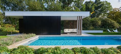 Design Poolhouse In Mix Van Materialen En Kleuren Miniflat