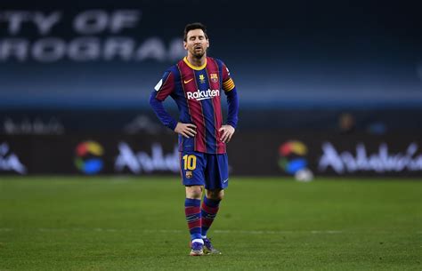 Lionel messi of fc barcelona looks on during the la liga santander match between fc barcelona and rc celta at camp nou on may 16, 2021 in barcelona, spain. Lionel Messi Salary 2021: Barcelona Contract Details Are ...