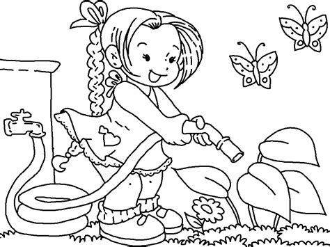 It's been a long day, right? Gardening Coloring Pages - Best Coloring Pages For Kids