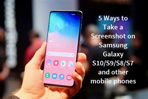 How To Take A Screenshot Samsung S9 How To Take A Screenshot On A