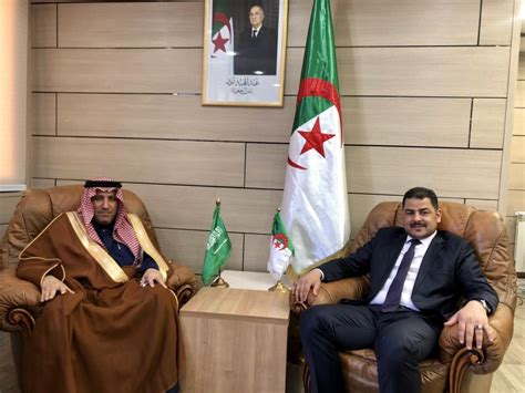 سعادة سفير خادم الحرمين الشريفين لدى الجزائر يلتقي معالي الوزير المنتدب لدى وزيرة البيئة المكلف