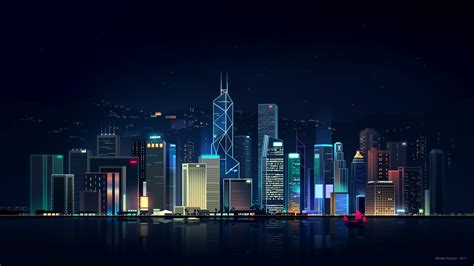 Feel free to use these neon city aesthetic images as a background for your pc, laptop, android phone, iphone or tablet. Neon City by Romain Trystram 3840x2160 : wallpapers