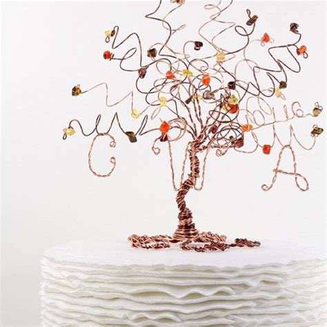 Fall Wedding Cake Topper Fall Wedding Cakes Custom Wedding Cake
