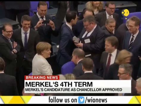Angela Merkel Re Elected By German Parliament For 4th Term World News