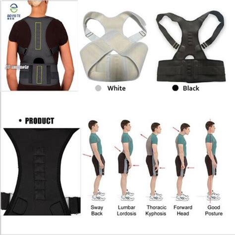 Men Women Braces And Supports Belt Magnetic Therapy Posture Corrector