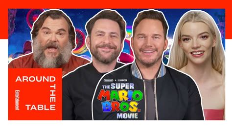 Around The Table With The Cast Of The Super Mario Bros Movie