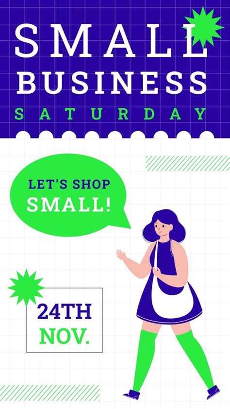 Free Modern Small Business Saturday Instagram Story Template