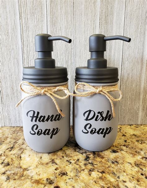 Mason Jar Soap Dispenser Mason Jar Dish Soap Dispenser Hand Soap