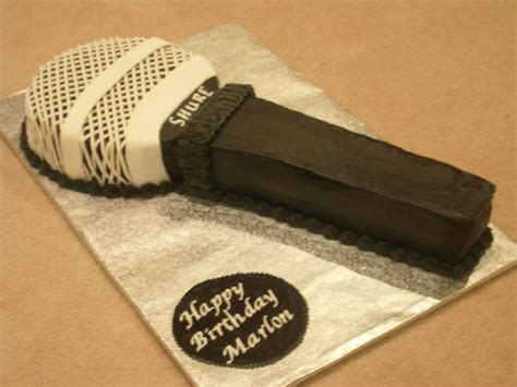 Microphone — Birthday Cakes Microphone Cake Microphone Cupcakes