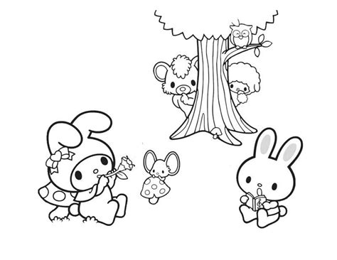 My Melody Coloring Pages - Best Coloring Pages For Kids