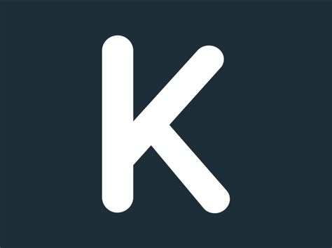 Animated K Motion Graphics Typography Animation Letter K