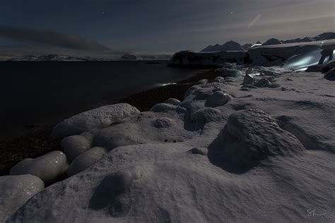 The Darkness And Light Of The Arctic Polar Night Marine Night Field