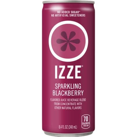 Izze Blackberry Sparkling Juice Can 84 Fl Oz King Soopers