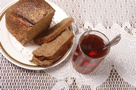 Grey kitchen bin ukrainian food borscht. Dish Of Bread On A Brown Cloth Stock Photo - Image of dish ...