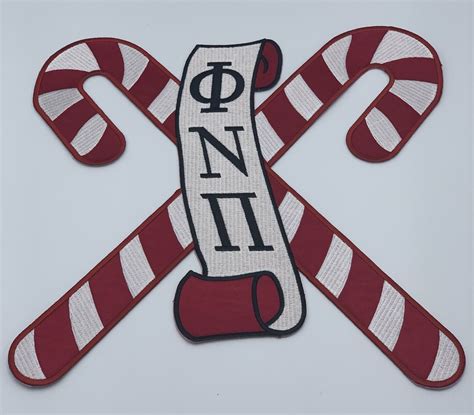 Kappa Alpha Psi Phi Nu Pi 10 Embroidered Iron On Patch