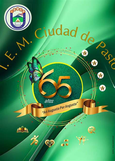 Afiche Ganador Aniversario 65 AÑos Institución Educativa Ciudad De Pasto