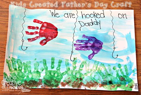 Kids Created Fathers Day Craft