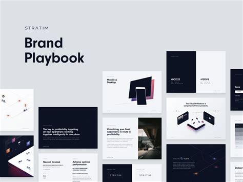 Stratim Brand Playbook Presentation Design Branding Design Brand