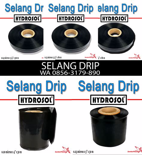 Jual Selang Drip Irigasi Terlengkap Wa Sumber Plastik