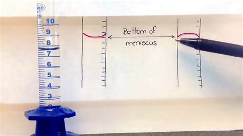 How To Find The Volume Of A Liquid In A Graduated Cylinder Youtube