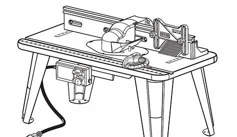 Ryobi Router Table A25RT02 User Manual | 20 pages