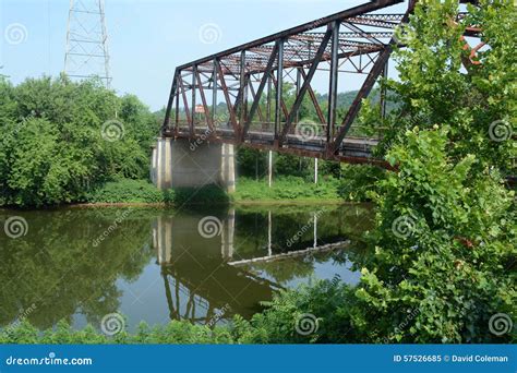 Old Bridge Stock Image Image Of Bridge River Metal 57526685