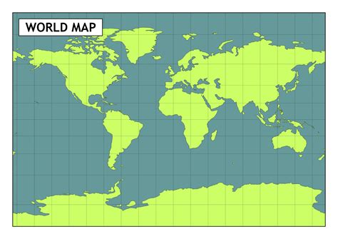 Free Printable World Map With Latitude And Longitude Images And