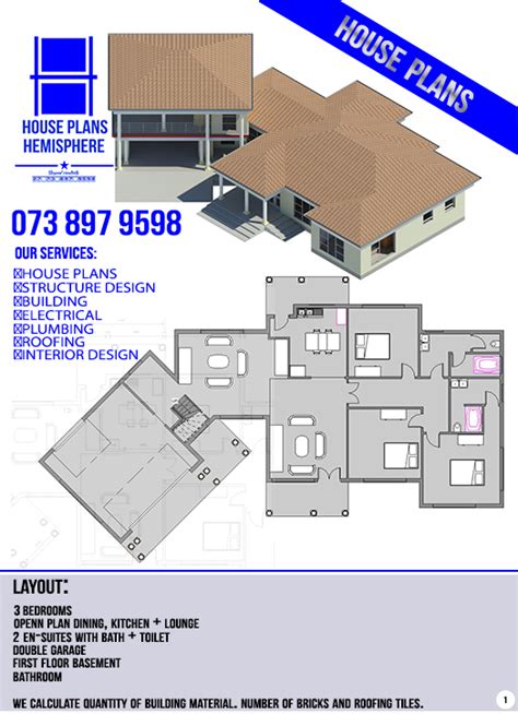 Roomsketcher.com has been visited by 10k+ users in the past month Double Storey House Plans in Limpopo | Polokwane ...